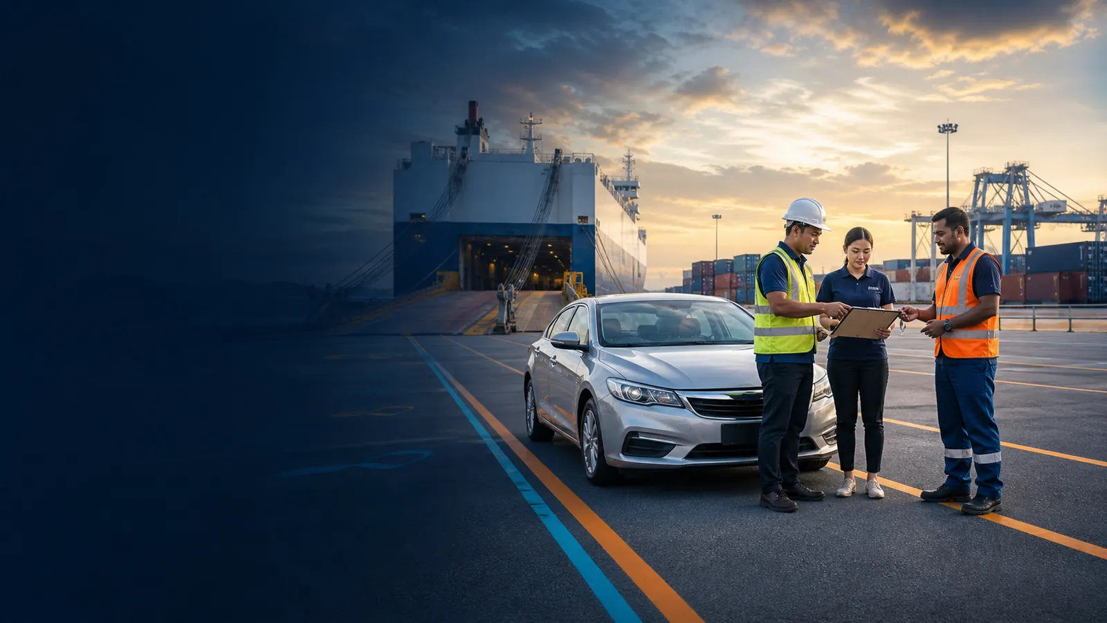 Laluan logistik kenderaan Malaysia dari Port Klang ke Sabah